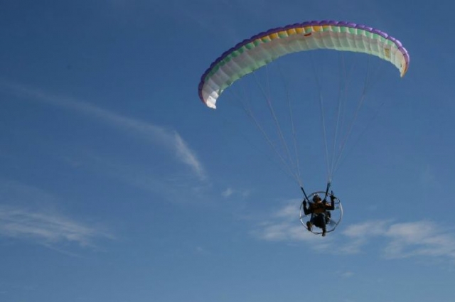  Su primer vuelo en ULM en Charenle Maritime
